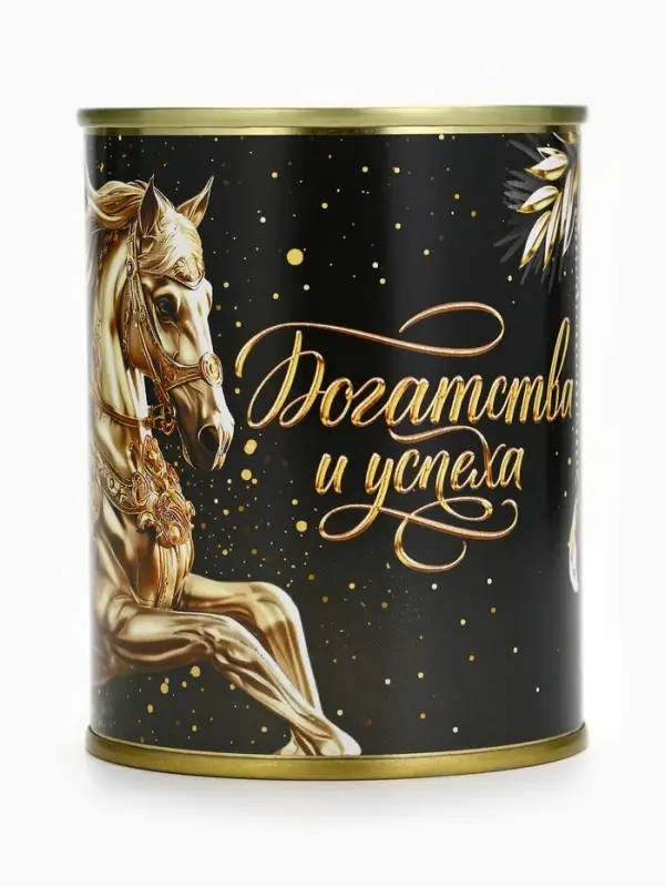 Копилка-банка металл Копилка-банка металл "Богатства и успеха" ,7,5 х 9,5 см