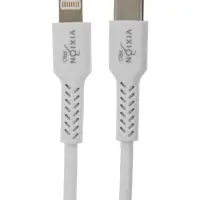 Кабель VIXION PRO VX-27i, Type-C - Lightning, 10 Вт, 1 м, белый