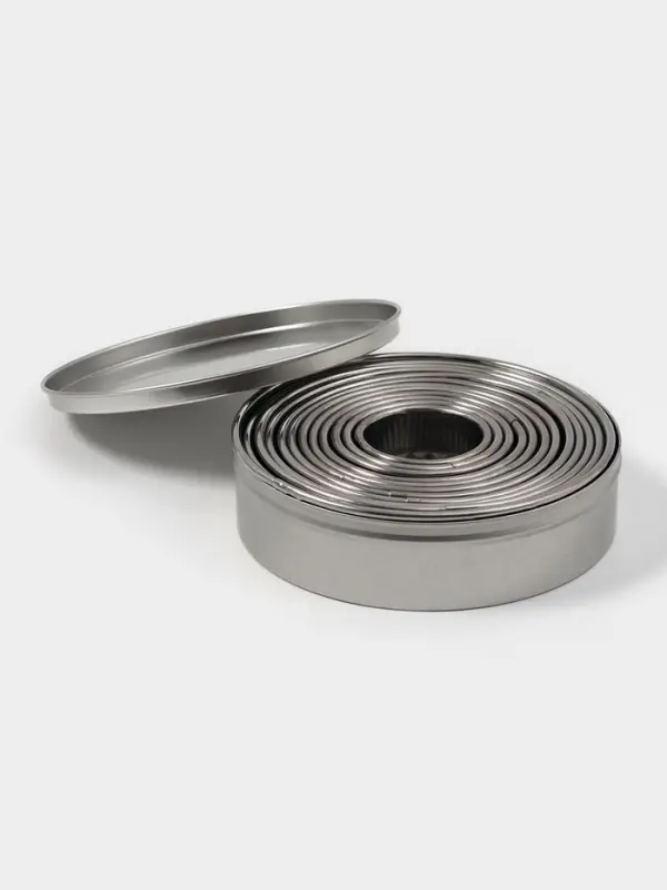 Набор форм для вырезания Набор форм для вырезания "Волна" 12 шт, d 3,5-10,5 см, h 3 см