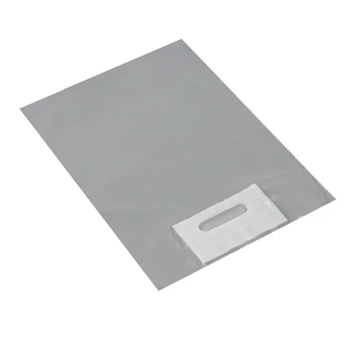 Пакет полиэтиленовый с вырубной ручкой, прозрачный 30-40 См, 60 мкм