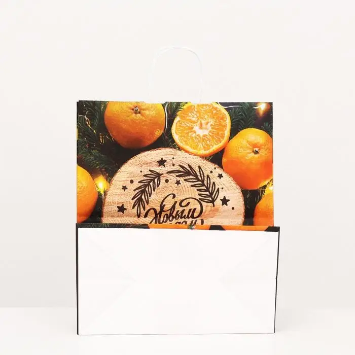 Пакет крафт Пакет крафт "Украшение", 32 х 19,5 х 37 см