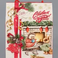 Коробка подарочная складная "Добрые традиции" 16 х 8 х 20 см Коробка подарочная складная "Добрые традиции" 16 х 8 х 20 см