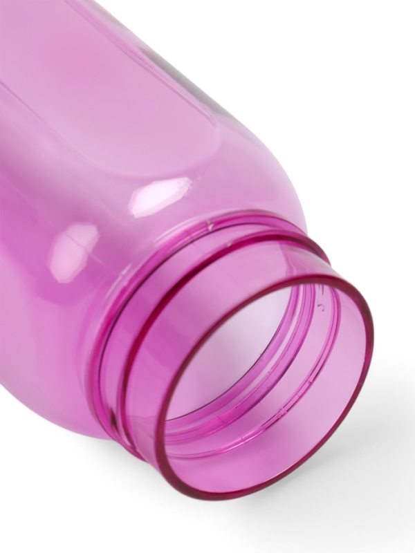 Бутылка для воды спортивная прозрачная, 450 мл, 20 х 8 см, сиреневая Бутылка для воды спортивная прозрачная, 450 мл, 20 х 8 см, сиреневая