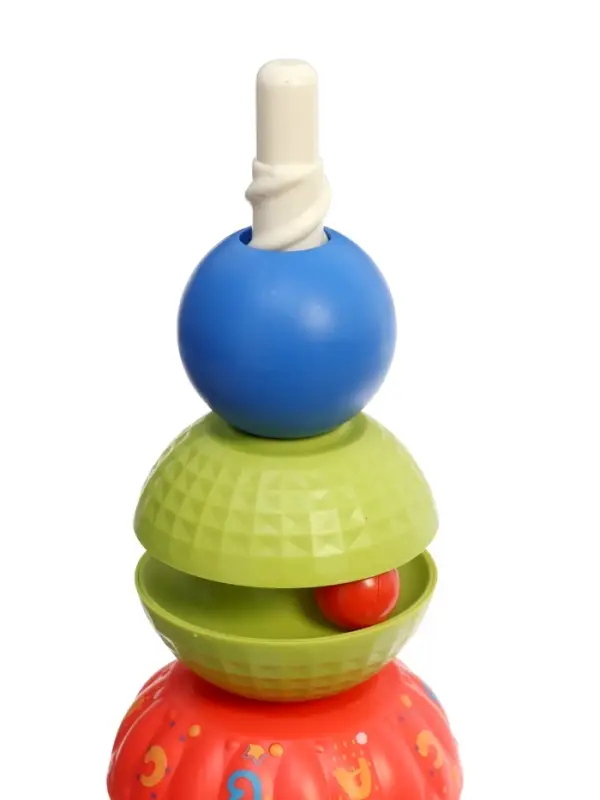 Развивающая пирамидка Развивающая пирамидка "Закрути шарик" 37см
