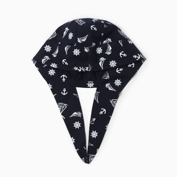 Бандана детская, цвет синий, размер 46-48