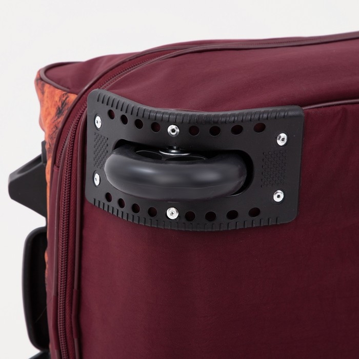 Чемодан малый 20 Чемодан малый 20", сумка дорожная на молнии, цвет фиолетовый