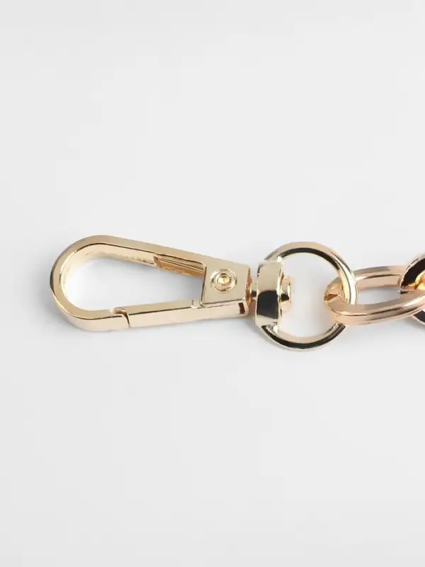 Цепочка для сумки, с карабинами, 14&times;10 мм, 60 см, цвет золотой