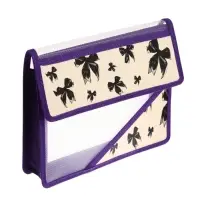 Папка для тетрадей А5 &laquo;Бантики&raquo;, клапан на липучке, 1 отделение, 230&times;190&times;50 мм