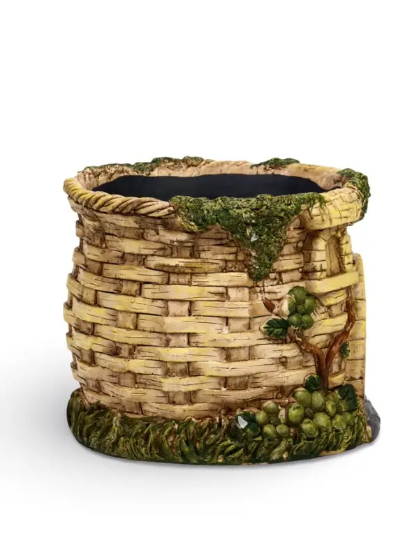 Декоративный горшок для цветов &laquo;Замок&raquo;, 14&times;14&times;11 см, керамический, Greengo