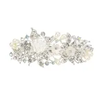 Заколка - автомат для волос &laquo;Озлем&raquo;, цветы, 9 см