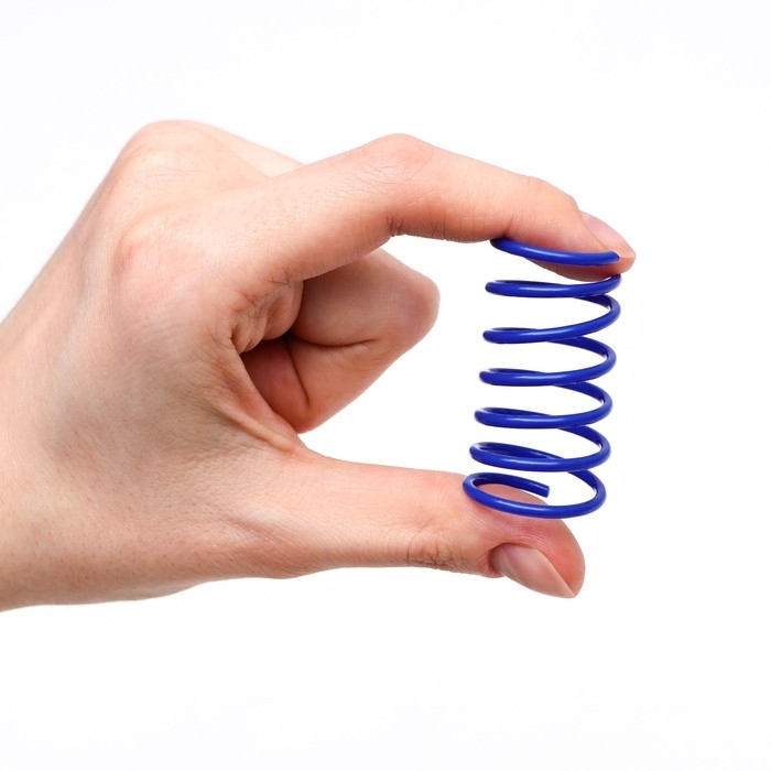 Набор из 4 игрушек для кошек  Набор из 4 игрушек для кошек "Пружинки", 5,5 см, микс цветов