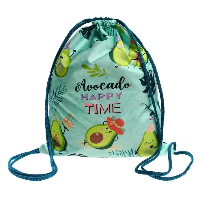 Мешок для обуви, 470 х 370 мм, «Оникс», МО-26-1, «Весёлые авокадо» Мешок для обуви, 470 х 370 мм, «Оникс», МО-26-1, «Весёлые авокадо»