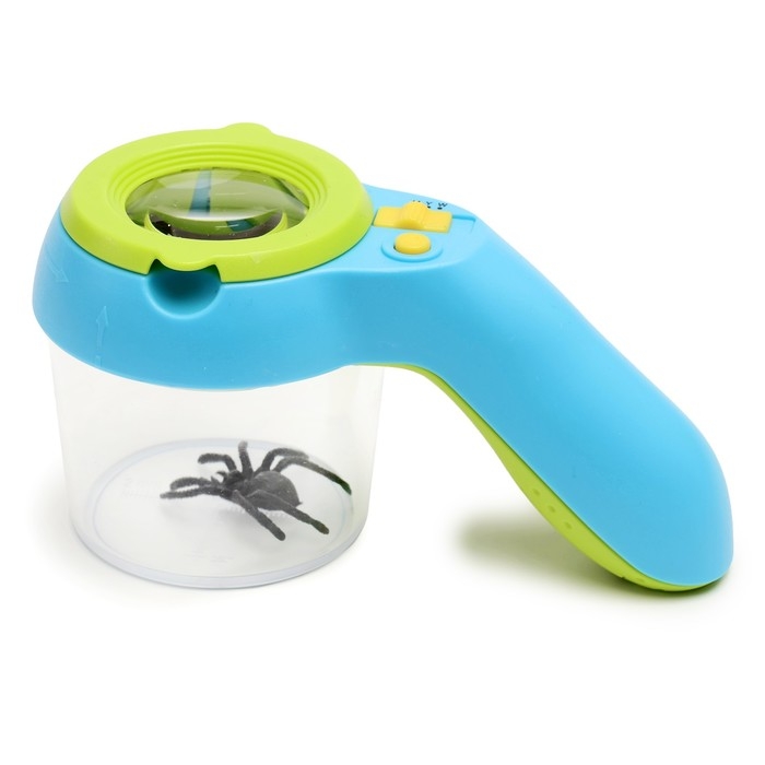 Набор Набор "Юный натуралист": стакан, лупа с линзой 35мм, с подсветкой