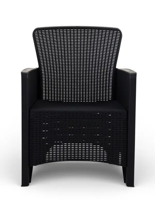 Комплект садовой мебели &laquo;Ротанг лайт&raquo;, 3 предмета: 2 кресла, стол, цвет мокко