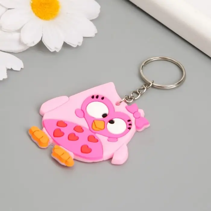 Брелок резина Брелок резина "Совёнок в скорлупе" 5х4 см