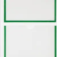 Информационный стенд &laquo;Информация&raquo; 4 кармана (3 плоских А4, 1 объемный А4), цвет зелёный