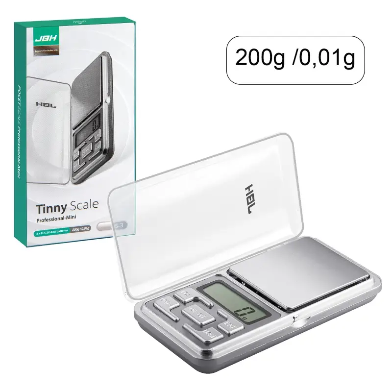 Электронные весы S-3 JBH 200g/0.01g (100 шт./кор) Электронные весы S-3 JBH 200g/0.01g (100 шт./кор)