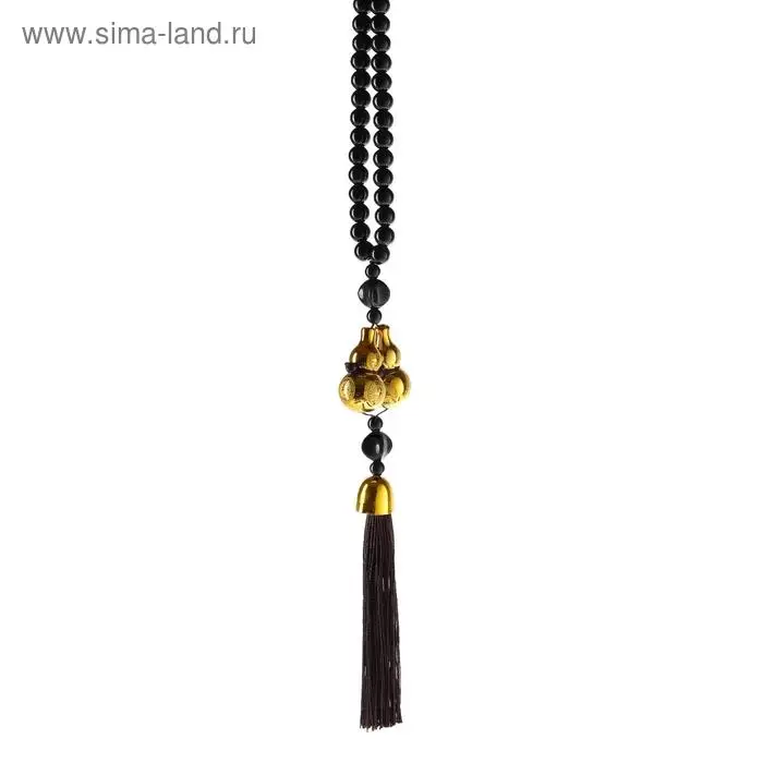 Украшение на зеркало, На удачу в дороге, дерево, темно-вишневый