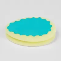 Губка для пилинга лица и тела, 11&times;8&times;2.5 см, розовая, голубая