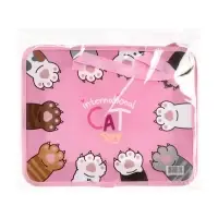 Папка с ручками &laquo;Лапки&raquo;, А4, пластиковая, 70 мм, 322&times;256 мм