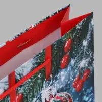 Пакет подарочный &laquo;Новогодние сокровища&raquo;, 33&times;10&times;42.5 см