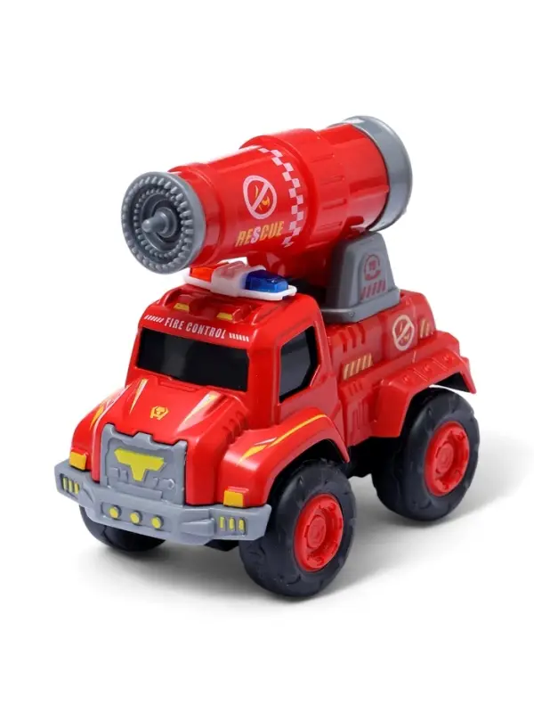 Робот-трансформер «Огнеборец» 5в1, собирается из 5 машинок, подвижные детали Робот-трансформер «Огнеборец» 5в1, собирается из 5 машинок, подвижные детали