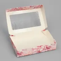 Кондитерская упаковка, коробка с ламинацией &laquo;Beauty&raquo;, 20&times;12&times;4 см