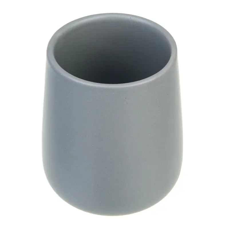 VETTA Стакан для ванной комнаты, 400 мл, 10,4x9x9 см, керамика, "Космос", серый