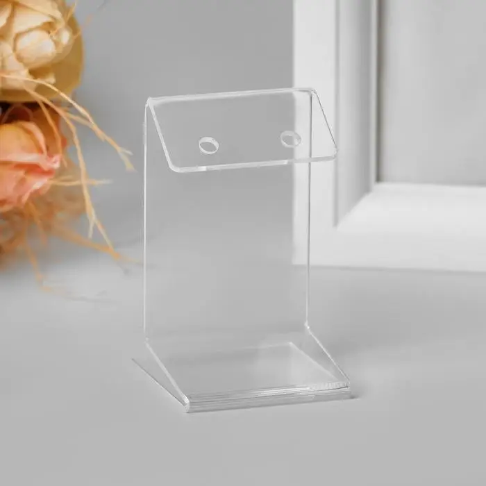 Подставка под серьги 4×4×6.5 см, оргстекло 1.5 мм, В ЗАЩИТНОЙ ПЛЁНКЕ Подставка под серьги 4×4×6.5 см, оргстекло 1.5 мм, В ЗАЩИТНОЙ ПЛЁНКЕ