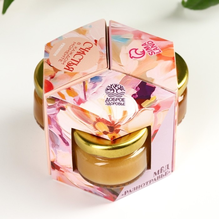 Набор «Счастья в каждом моменте»: мёд гречишный, мёд разнотравье, мёд таёжный, 3 шт. х 30 г. Набор «Счастья в каждом моменте»: мёд гречишный, мёд разнотравье, мёд таёжный, 3 шт. х 30 г.