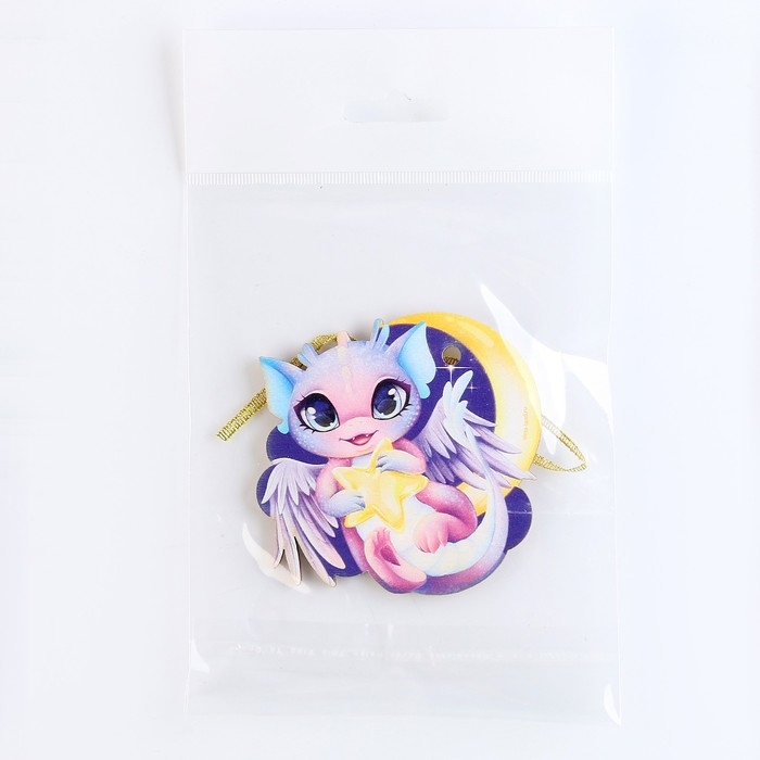 Ёлочная игрушка - подвеска деревянная &laquo;Новый год! Ночной Дракон&raquo;