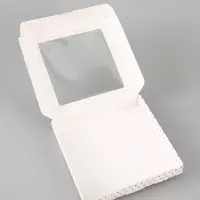 Коробка подарочная самосборная с окном &laquo;С любовью&raquo;, 19&times;19&times;3 см