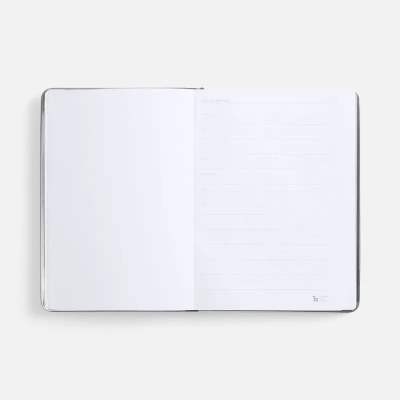 Ежедневник Metal Frame на заказ, датированный, серый