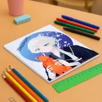 Дневник школьный для 1-11 классов, &laquo;Аниме. Мальчик и лисенок&raquo;, твёрдая обложка 7БЦ, матовая ламинация, выборочный лак, 40 листов