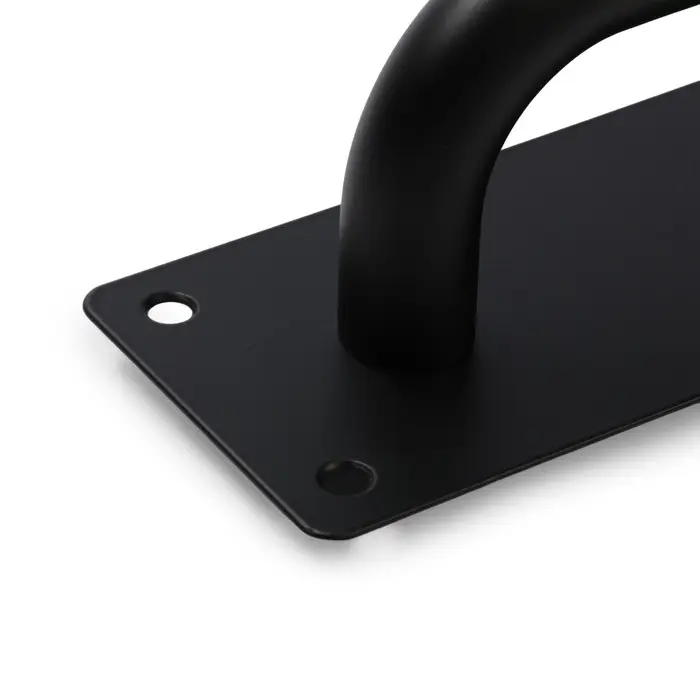 Ручка дверная, чёрная, 200&times;65 мм