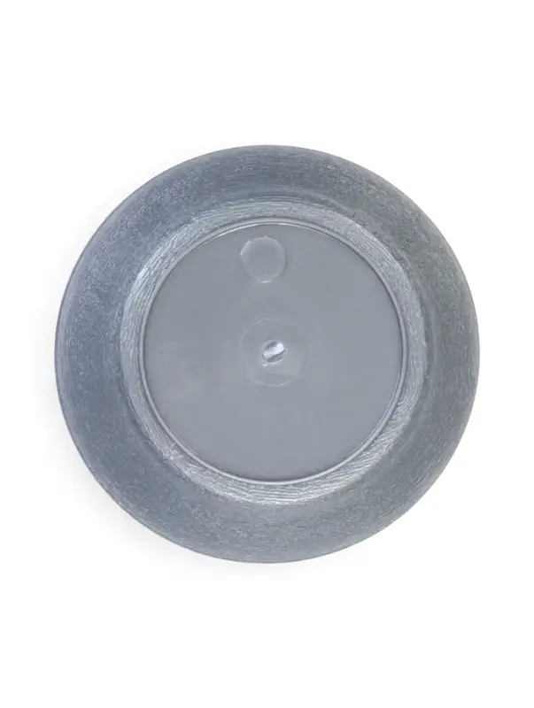 Горшок для цветов с поддоном 0,5 л d12,5см h0,7 см "Фиалочка" серый перламутр