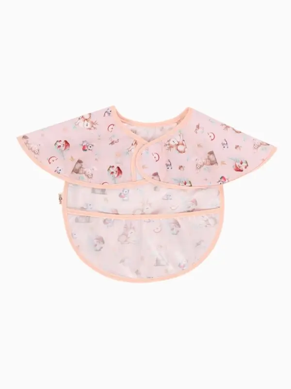 Нагрудник для кормления непромокаемый с карманом &laquo;Лесные мотивы&raquo; M&B