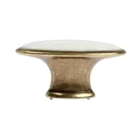 Ручка-кнопка CAPPIO Ceramics, бронза
