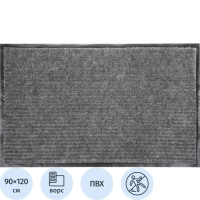 Коврик входной влаговпитывающий Luscan Professional 90х120см серый