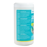 Салфетки чистящие для всех типов экранов, Defender Cleaning wipes, Optima, 100 штук в тубе