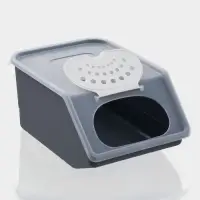 Контейнер для овощей, 7.6 л, 32.3&times;22&times;14.8 см, серый