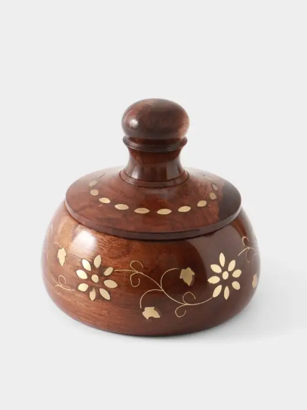 Сахарница &laquo;Ассорти&raquo;, 12&times;12&times;10 см, дерево шишам