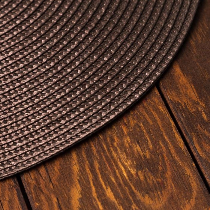 Салфетка сервировочная Доляна «Классика», 38×38 см, цвет кофейный Салфетка сервировочная Доляна «Классика», 38×38 см, цвет кофейный