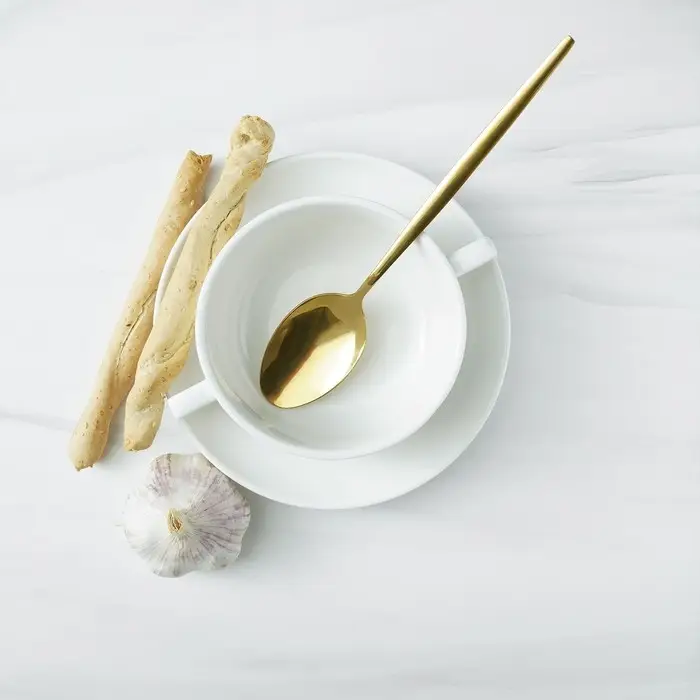 Ложка столовая из нержавеющей стали Magistro «Блинк», длина 22 см, цвет золотой Ложка столовая из нержавеющей стали Magistro «Блинк», длина 22 см, цвет золотой