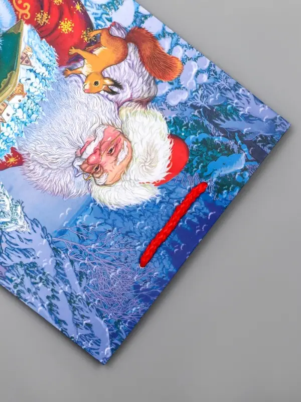 Пакет подарочный новогодний ламинированный, «Дед мороз» , 18×10×22.3 см Пакет подарочный новогодний ламинированный, «Дед мороз» , 18×10×22.3 см