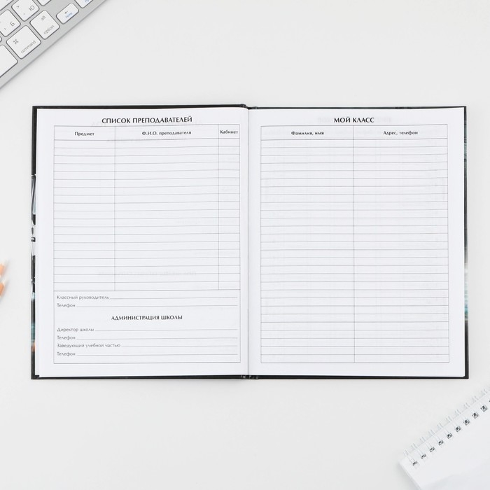 Дневник школьный 1-4 класс &laquo;Первый во всём&raquo;, твердая обложка 7БЦ, глянцевая ламинация, 48 листов