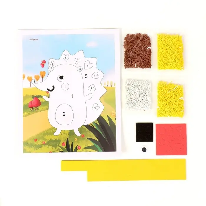 Аппликация EVA крошкой &laquo;Ёжик&raquo;