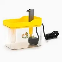 Фонтан для кошек и собак 1,5 л, 16,5 х 11,5 х 12 см, евророзетка, жёлтый Фонтан для кошек и собак 1,5 л, 16,5 х 11,5 х 12 см, евророзетка, жёлтый