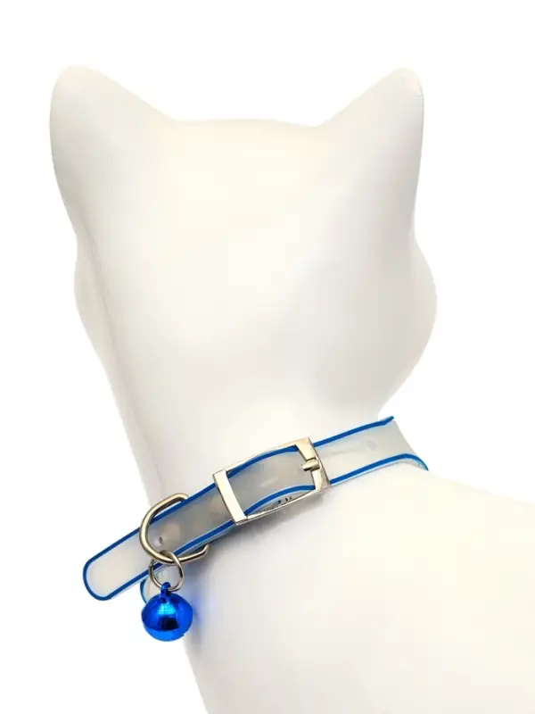 Набор ошейников для кошек &laquo;Пижон. Котя&raquo;, 30&times;1 см, оранжевый, синий