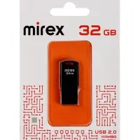 Флешка Mirex KAMBA, 32 Гб ,USB 2.0, чт до 23 Мб/с, зап до 20 Мб/с, черная Флешка Mirex KAMBA, 32 Гб ,USB 2.0, чт до 23 Мб/с, зап до 20 Мб/с, черная